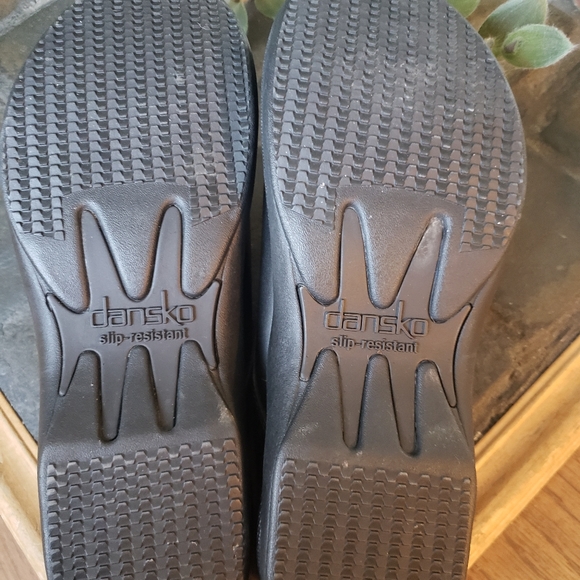 Dansko black leather comfort shoes sz 12 - Picture 7 of 8